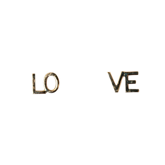 Two Letter Stud Earrings - Customizable