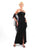 Daymor Couture - Halter Neckline Sheath Long Dress 122 in Black