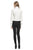  DONNA Veste de motard classique blanche