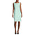 Evan Picone - 10642674 Sleeveless Crepe Sheath Dress in Green