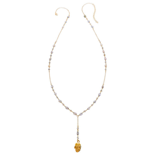 Drift Apart Necklace - Skull