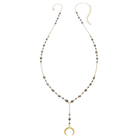 Drift Apart Necklace - Tiny Crescent