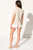  FENIA Tee-shirt beige noué à l'avant