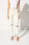 ESME White Stretch Leather Jeans | ESME Leggings blancs en cuir extensible