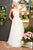 Sherri Hill - 52342 Beaded Lace Deep V-neck Long A-line Dress In White