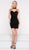 Colors Dress - 1984 Sequined Velvet Sheath Cocktail Dress in Black