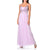 Decode 1.8 - Braided Strap Bedazzled Chiffon Gown 182303 in Purple and Pink