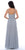 Decode 1.8 - Ruched Chiffon Evening Gown 182478D in Silver