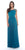 Decode 1.8 - Sparkling Neckline Jersey Mesh Gown 182423 in Green
