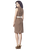 2912BL Dress in Cappuccino