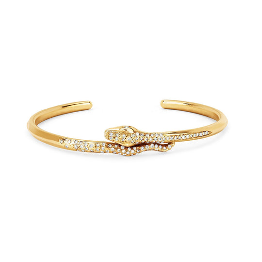 Logan Hollowell - NEW! Kundalini Snake Cuff in Yellow Gold