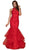 Beaded Lace High Halter Tulle Mermaid Dress