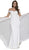 Nox Anabel - E014 Embellished Off-Shoulder Sheath Dress
