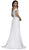 Nox Anabel - E014 Embellished Off-Shoulder Sheath Dress