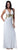 Adrianna Papell - 41844360 Sequin V-neck A-line Dress in White and Gold