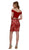 Nox Anabel - E664 Two Piece Crystal Beaded Embroidered Fitted Dress