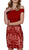 Nox Anabel - E664 Two Piece Crystal Beaded Embroidered Fitted Dress