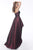 Jovani - JVN62589 Strapless Glittered High-Low Dress In Red and Black