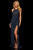 Sherri Hill - 52368 Beaded Halter Fitted Long Dress In Blue
