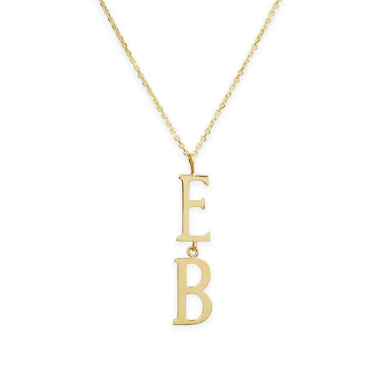 Double Initial Necklace