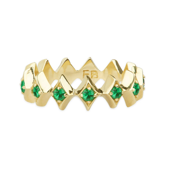 Elizabeth Buenaventura -  Royal Eternity Emerald Ring