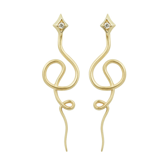 Royal Snake Earrings