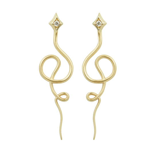 Elizabeth Buenaventura -  Royal Snake Earrings
