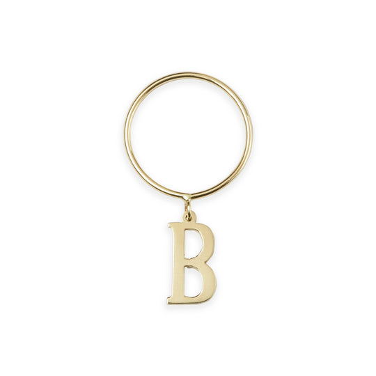 Elizabeth Buenaventura -  Initial Charm Ring