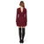 Sam Edelman - 10F003 Front Tie V Neck Flounce Long Sleeve Mini Dress in Red
