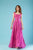 Gatti Nolli Couture - ED-4392 Sleeveless Square Neck A-Line Gown In Pink