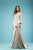 Gatti Nolli Couture - ED-4405 Asymmetric Sleeveless Mermaid Gown In Gold and Blue