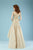 Gatti Nolli Couture - ED-4412 Embroidered Sweetheart High Low Dress In Gold