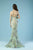 Gatti Nolli Couture - ED-4466 Strapless Embroidered Mermaid Gown In Blue
