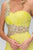 Elizabeth K - GL1083 One Shoulder Jewel Embellished Chiffon Gown In Yellow