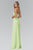 Elizabeth K - GL2060 Crystal Beaded Strapless Sweetheart A-Line Gown In Green