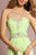 Elizabeth K - GL2060 Crystal Beaded Strapless Sweetheart A-Line Gown In Green