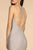 Elizabeth K - GL2549 V-neck Shimmer Fabric Mermaid Dress In Silver