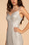 Elizabeth K - GL2578 Glitter Sweetheart Trumpet Dress In Silver