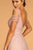 Elizabeth K - GL2610 Cold Shoulder Sweetheart Neck Tulle A-Line Gown In Neutral and Purple