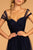 Elizabeth K - GL2610 Cold Shoulder Sweetheart Neck Tulle A-Line Gown In Blue