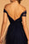 Elizabeth K - GL2610 Cold Shoulder Sweetheart Neck Tulle A-Line Gown In Blue