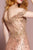 Elizabeth K - GL2620 Embellished Off-Shoulder A-line Gown In Pink