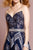 Elizabeth K - GL2649 Strapless Embellished A-line Gown In Blue