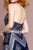 Elizabeth K - GL2649 Strapless Embellished A-line Gown In Blue