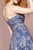 Elizabeth K - GL2650 Strapless Embellished A-line Dress In Blue