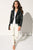 ELLA ROCK Black Studded Biker | ELLA ROCK Veste de cuir noir à clous