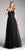 Cinderella Divine - ET320 Sleeveless Pleated Tulle A Line Gown In Black