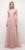Cinderella Divine - ET320 Sleeveless Pleated Top A-Line Gown In Pink
