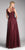 Cinderella Divine - ET320 Sleeveless Pleated Top A-Line Gown In Red