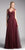 Cinderella Divine - ET320 Sleeveless Pleated Tulle A Line Gown In Red